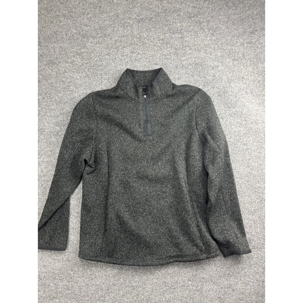 Callaway Sweater‎ Mens XL Gray WeatherSeries Quarter Zip Golf Pullover Fleece